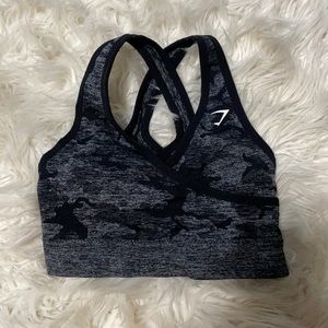 gymshark camo sports bra